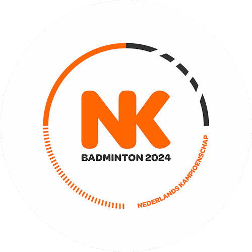 officieel logo FZ Forza Nederlandse Loterij NK Badminton 2024
