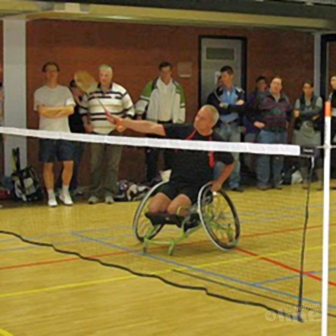 Demo aangepast badminton tijdens Yonex Dutch Open Demo aangepast badminton tijdens Yonex Dutch Open