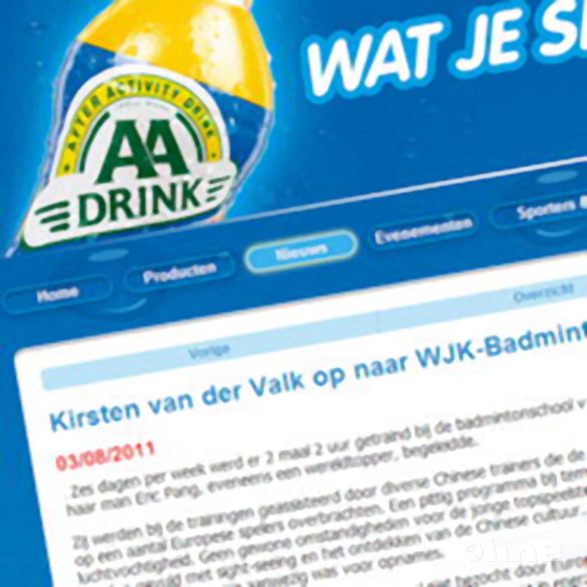 Kirsten van der Valk op naar WJK-Badminton na China-stage Kirsten van der Valk op naar WJK-Badminton na China-stage
