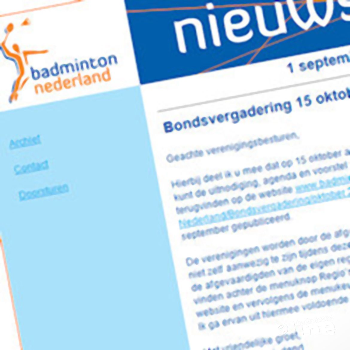 Bondsvergadering 15 oktober a.s. Bondsvergadering 15 oktober a.s.
