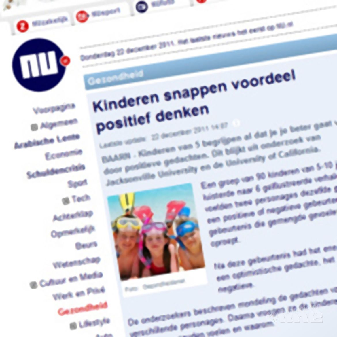Kinderen snappen voordeel positief denken Kinderen snappen voordeel positief denken