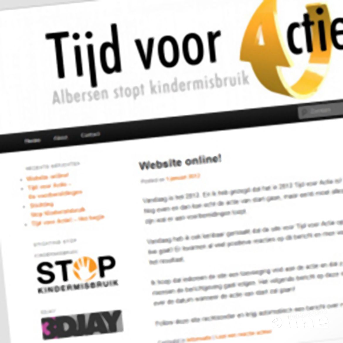 Tijd voor Actie website online Tijd voor Actie website online