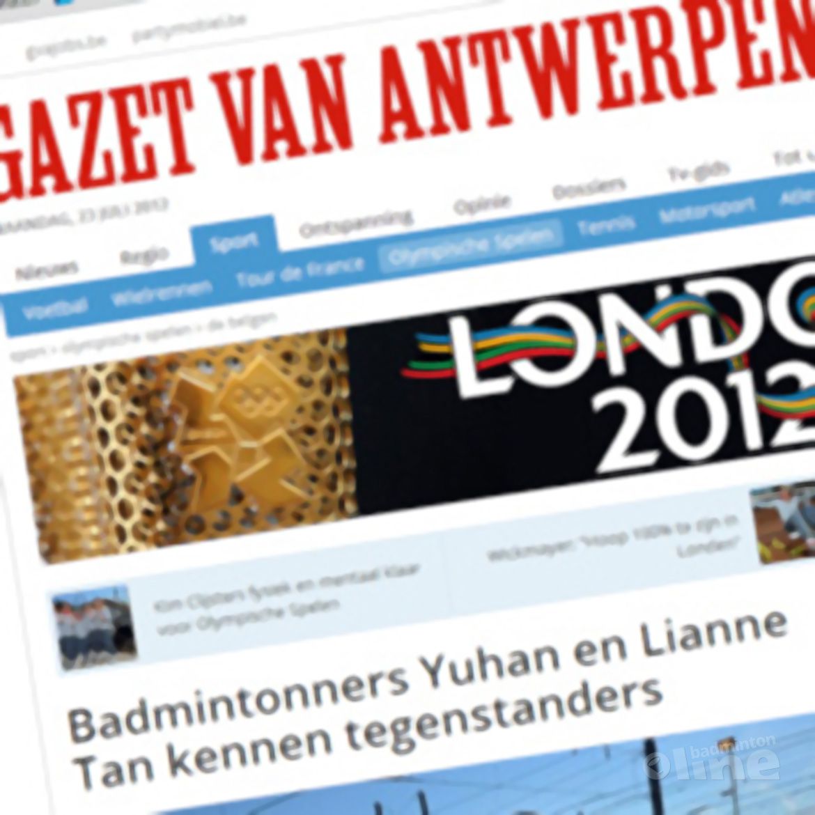 Badmintonners Yuhan en Lianne Tan kennen tegenstanders Badmintonners Yuhan en Lianne Tan kennen tegenstanders