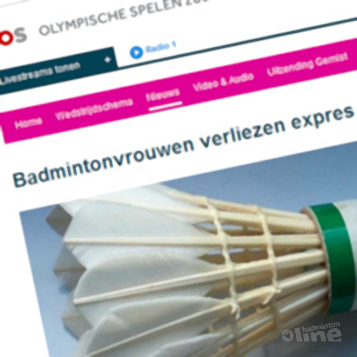 Badmintonvrouwen verliezen expres Badmintonvrouwen verliezen expres