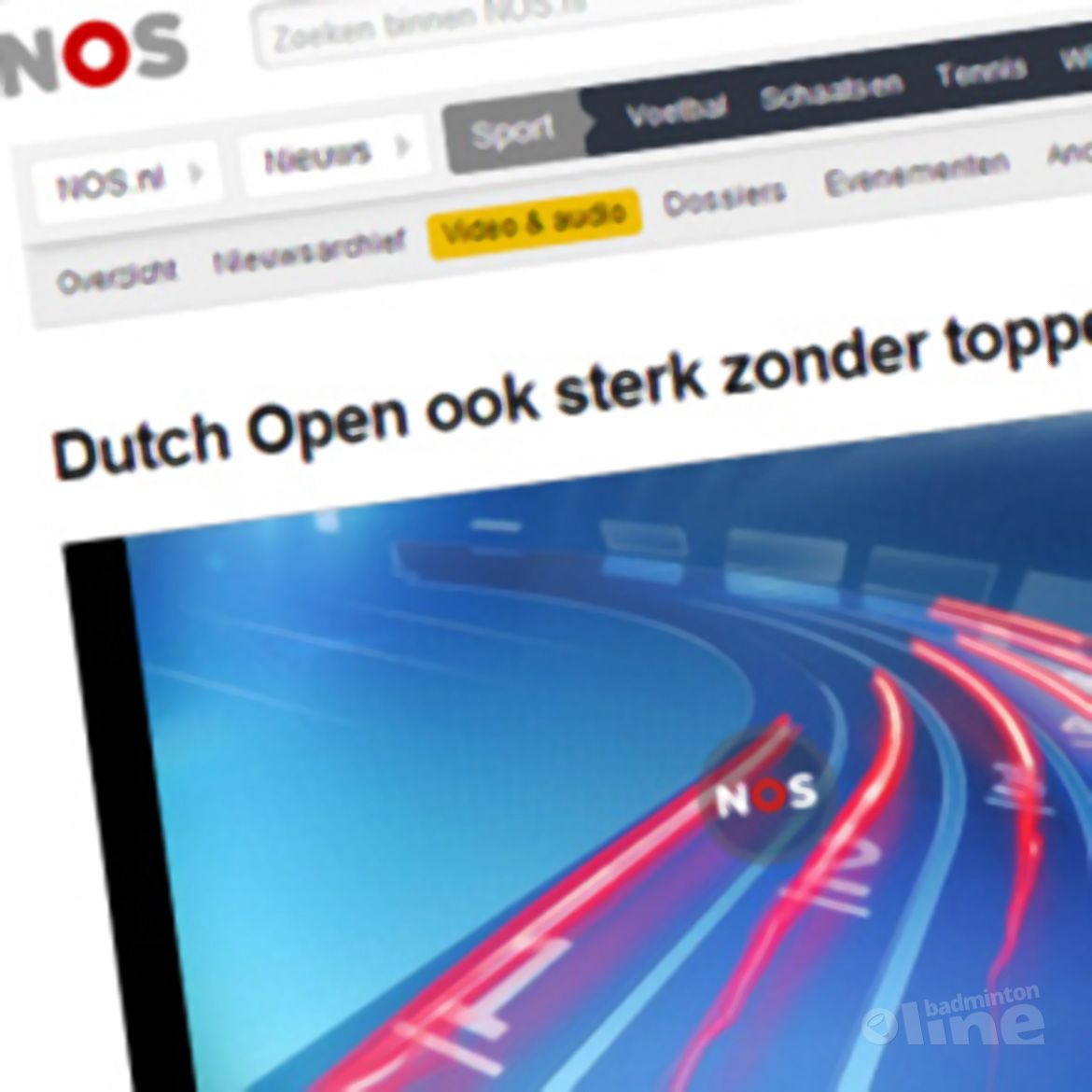 NOS Radio: 'Dutch Open ook sterk zonder toppers' NOS Radio: 'Dutch Open ook sterk zonder toppers'