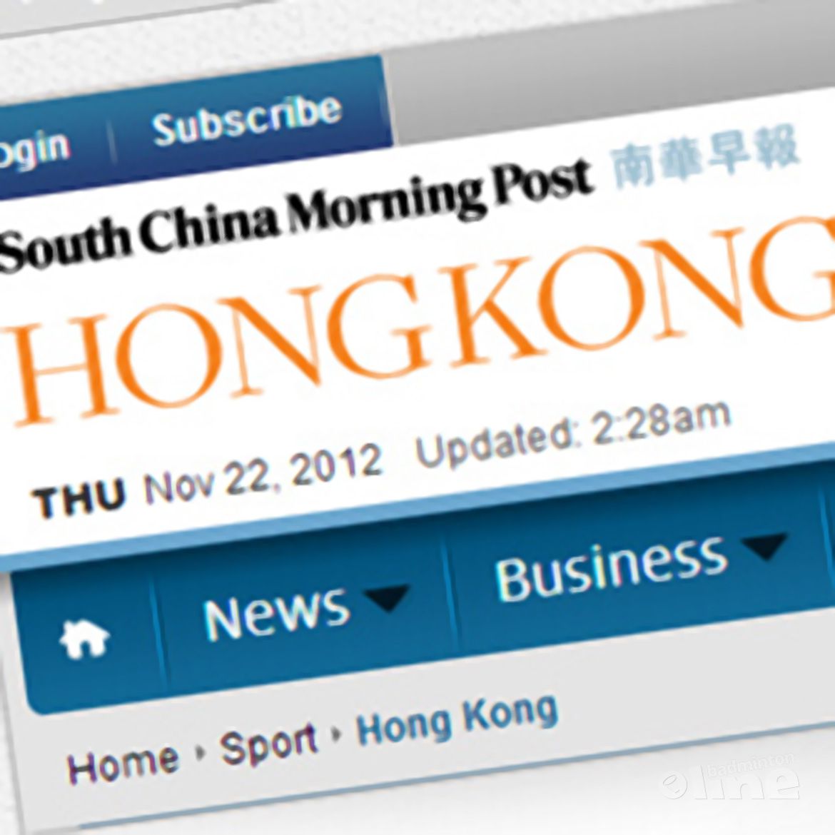 South China Morning Post: 'Hong Kong confident of keeping Super Series badminton status' South China Morning Post: 'Hong Kong confident of keeping Super Series badminton status'