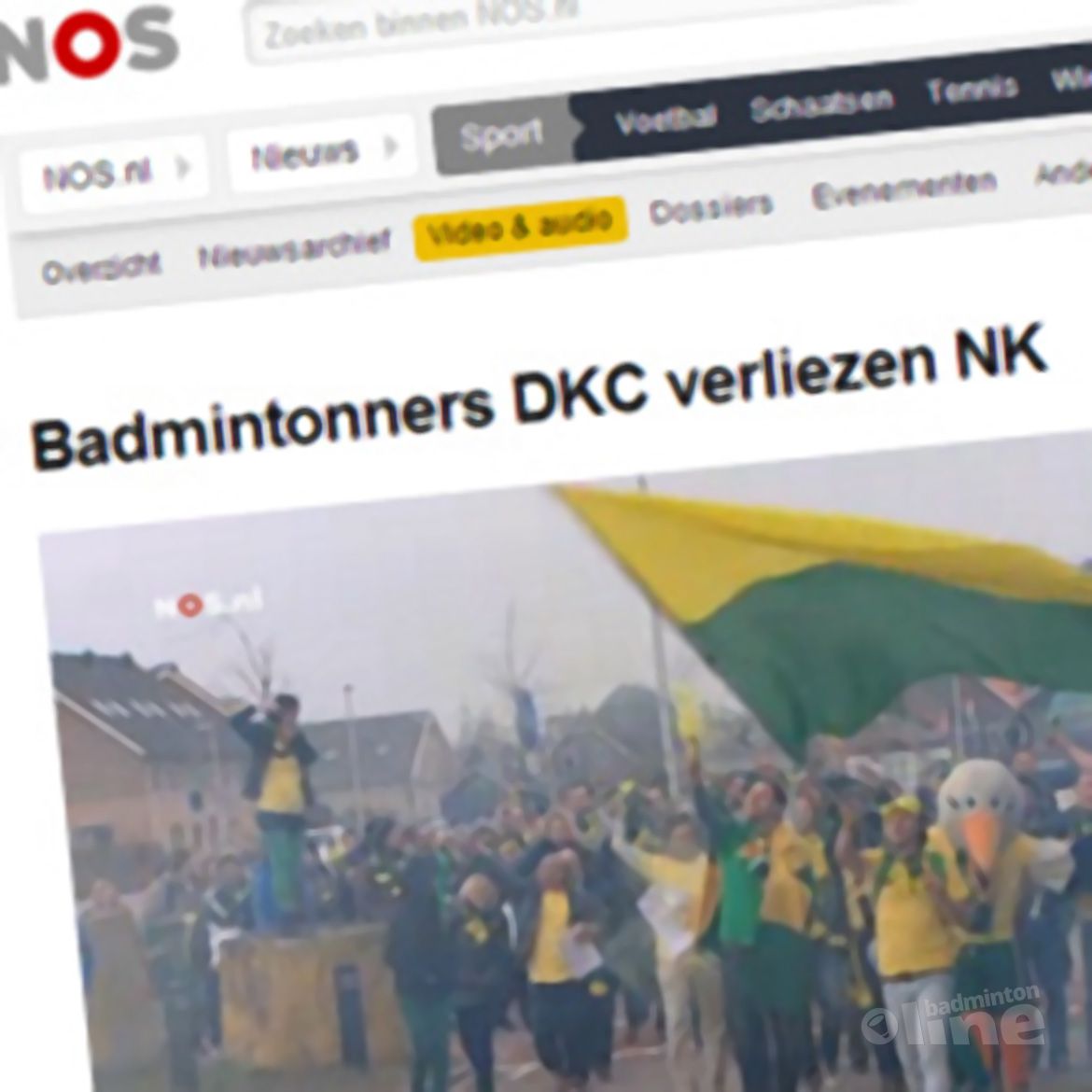 NOS: 'Badmintonners DKC verliezen NK' NOS: 'Badmintonners DKC verliezen NK'