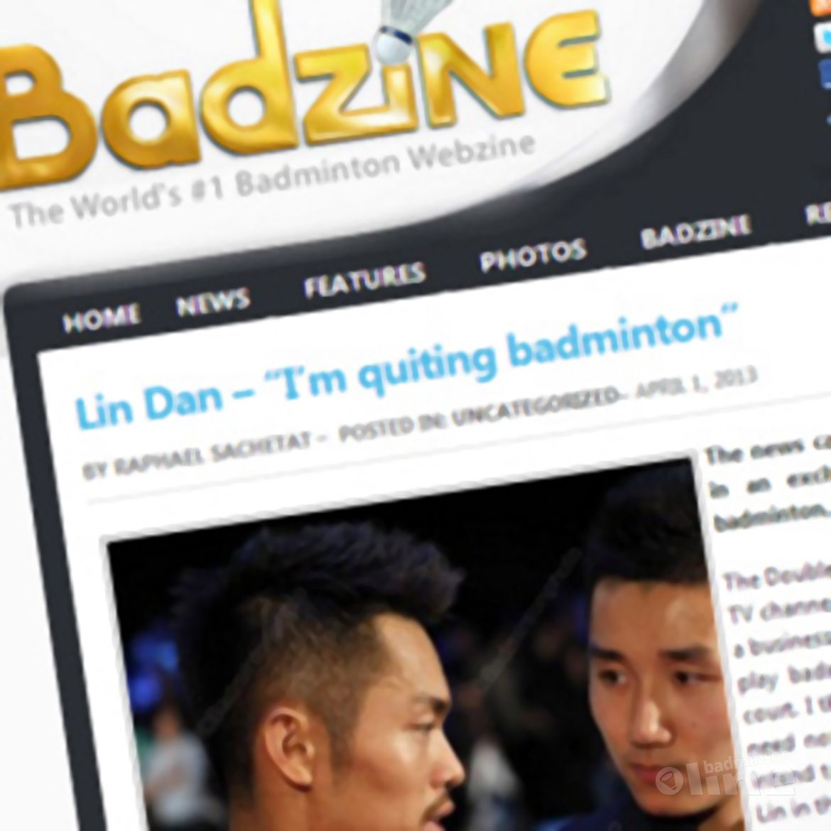 Lin Dan: 'I'm quitting badminton' Lin Dan: 'I'm quitting badminton'
