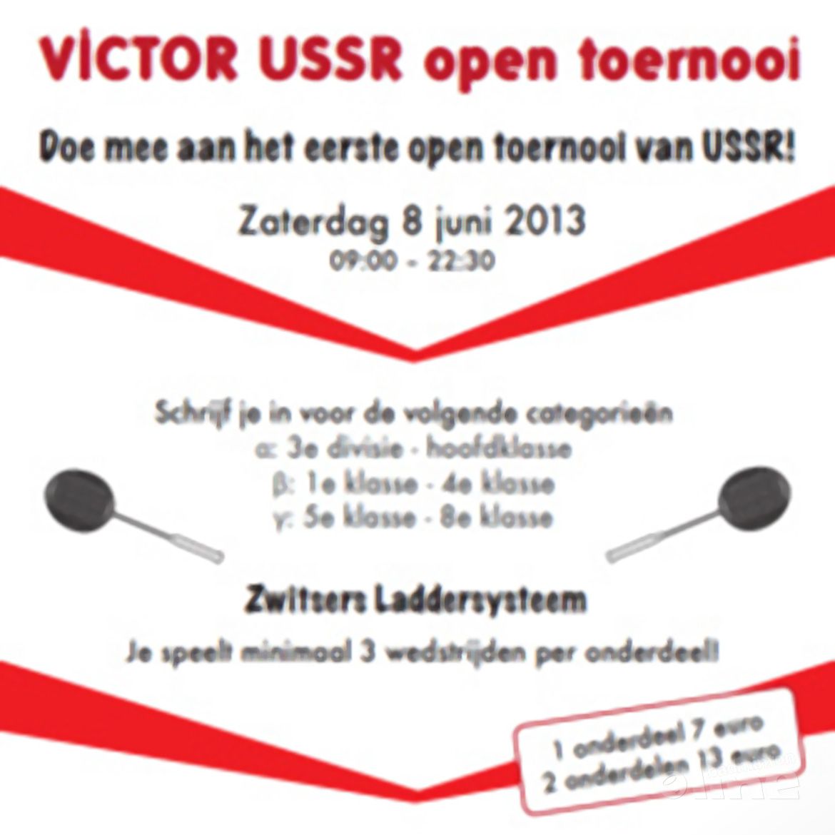 USSR organiseert op 8 juni 2013 het eerste Open Badmintontoernooi USSR organiseert op 8 juni 2013 het eerste Open Badmintontoernooi