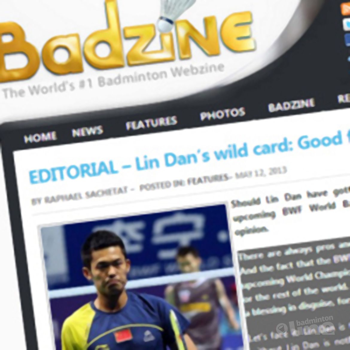 Badzine: 'Lin Dan's wild card: Good for the sport?' Badzine: 'Lin Dan's wild card: Good for the sport?'