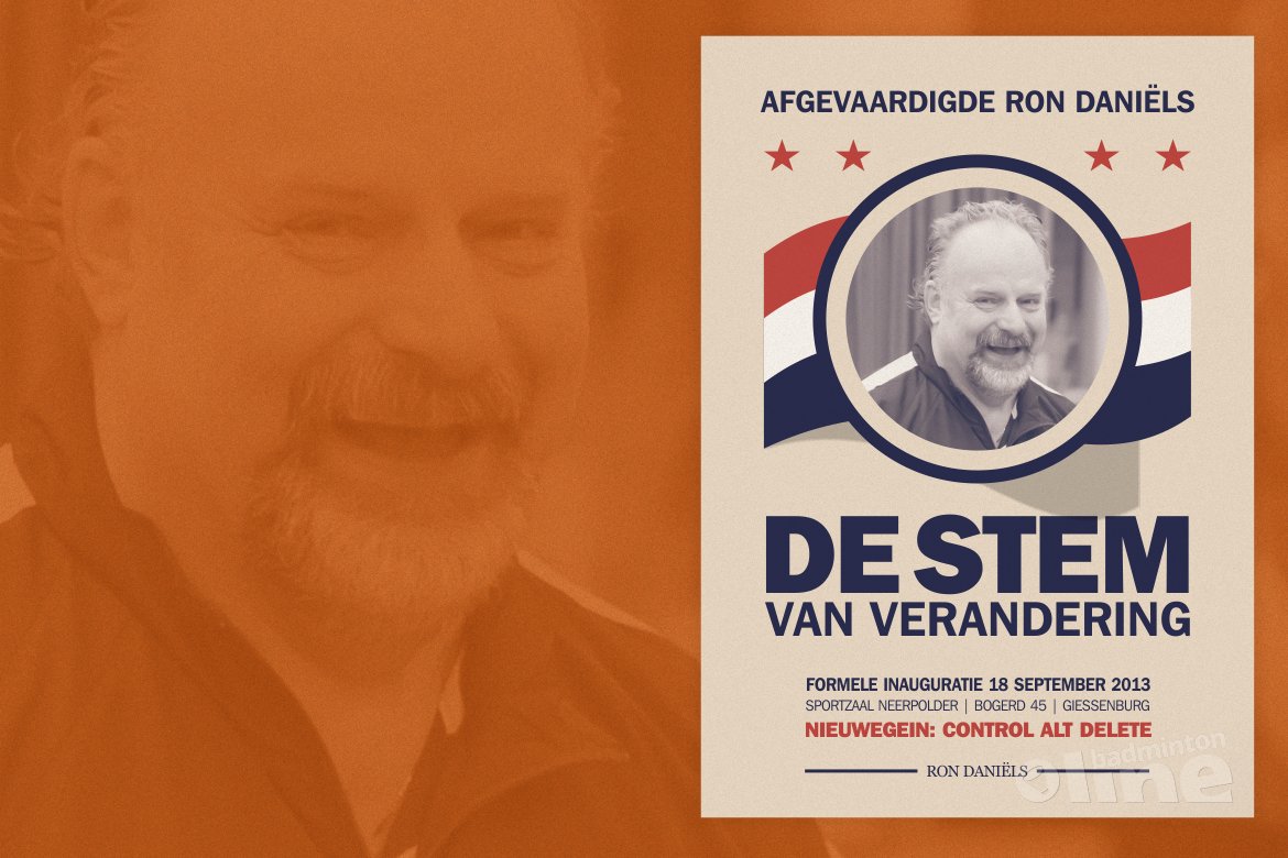 Verkiezing nieuwe afgevaardigde regio Zuid-West: Ron Daniëls Verkiezing nieuwe afgevaardigde regio Zuid-West: Ron Daniëls