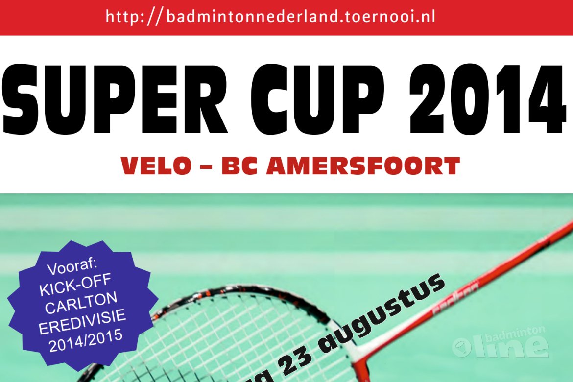 VELO wint eerste Super Cup badminton VELO wint eerste Super Cup badminton