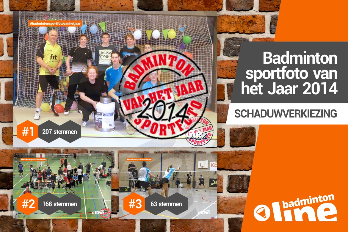 Groepsfoto met Eddy Boerman Badmintonsportfoto van het Jaar 2014 bij badmintonline Groepsfoto met Eddy Boerman Badmintonsportfoto van het Jaar 2014 bij badmintonline
