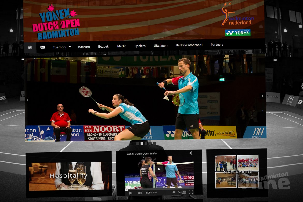 Nieuwe website Yonex Dutch Open: hoofdsponsorschap toernooi te koop voor 50.000 euro Nieuwe website Yonex Dutch Open: hoofdsponsorschap toernooi te koop voor 50.000 euro