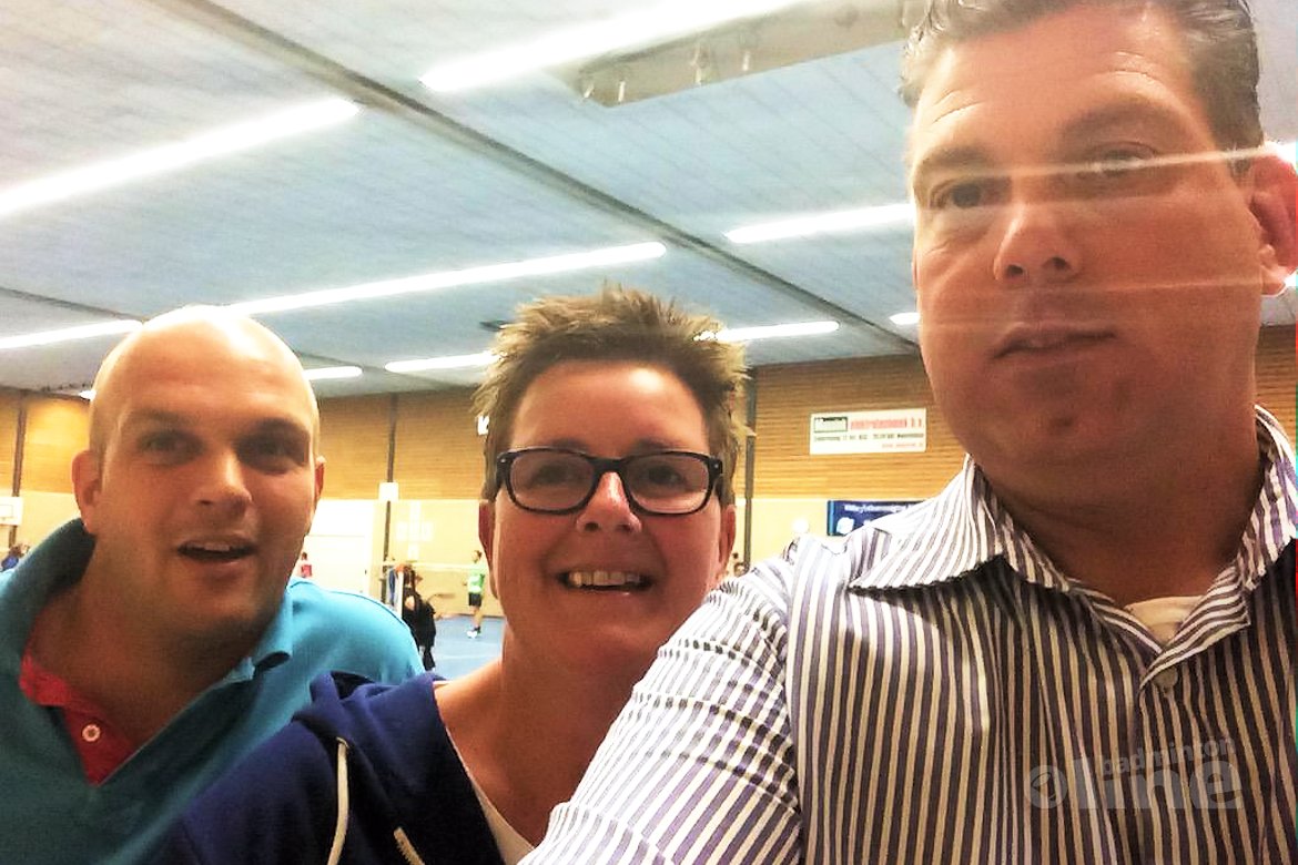 Paul Kleijn op pad tijdens de Week van het Badminton Paul Kleijn op pad tijdens de Week van het Badminton