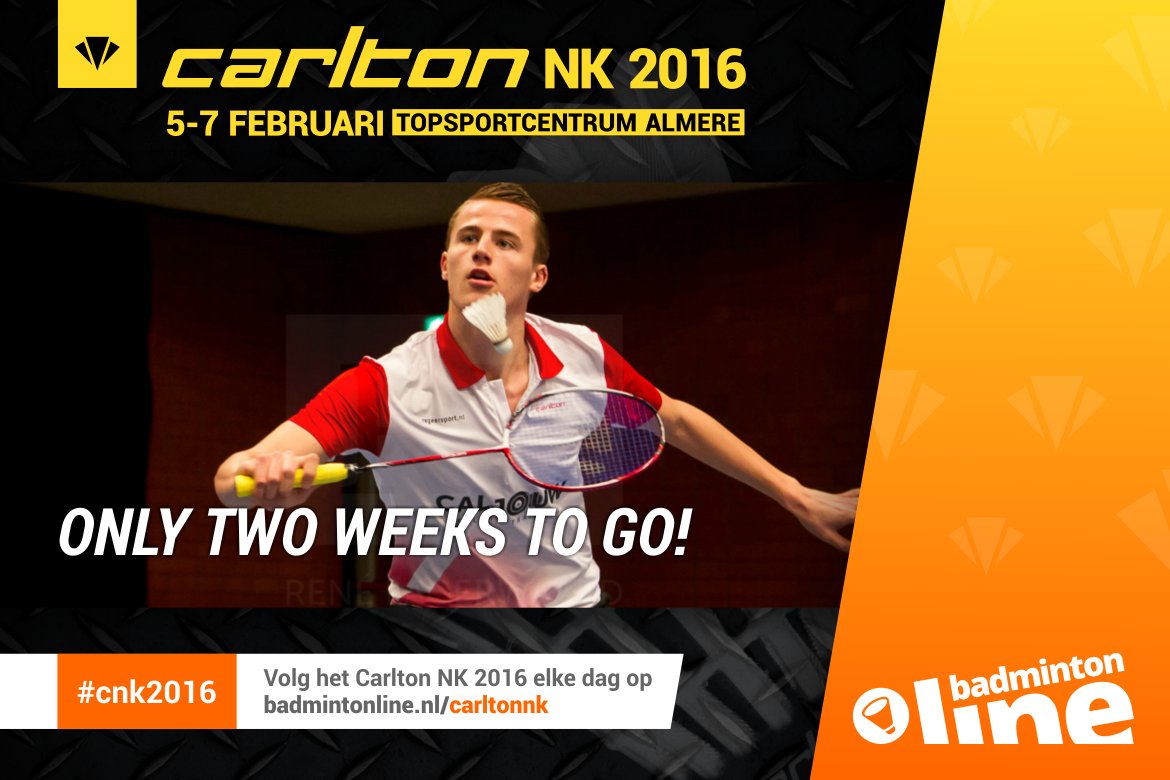 Topbadminton tijdens Carlton NK 2016 Topbadminton tijdens Carlton NK 2016