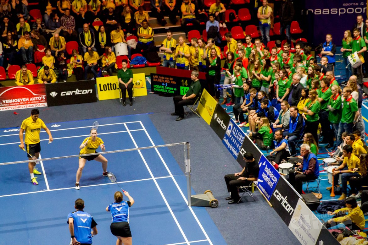 Paul Kleijn: Pure badmintonbeleving tijdens eredivisiefinale in Maaspoort Paul Kleijn: Pure badmintonbeleving tijdens eredivisiefinale in Maaspoort