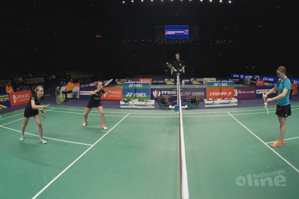 Ook Muskens en Piek naar halve finale op EK Badminton Ook Muskens en Piek naar halve finale op EK Badminton