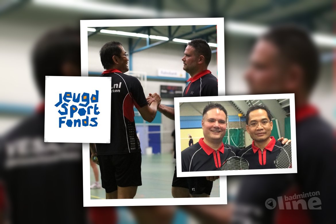 Badmintonduo zet zich in voor Jeugdsportfonds Badmintonduo zet zich in voor Jeugdsportfonds