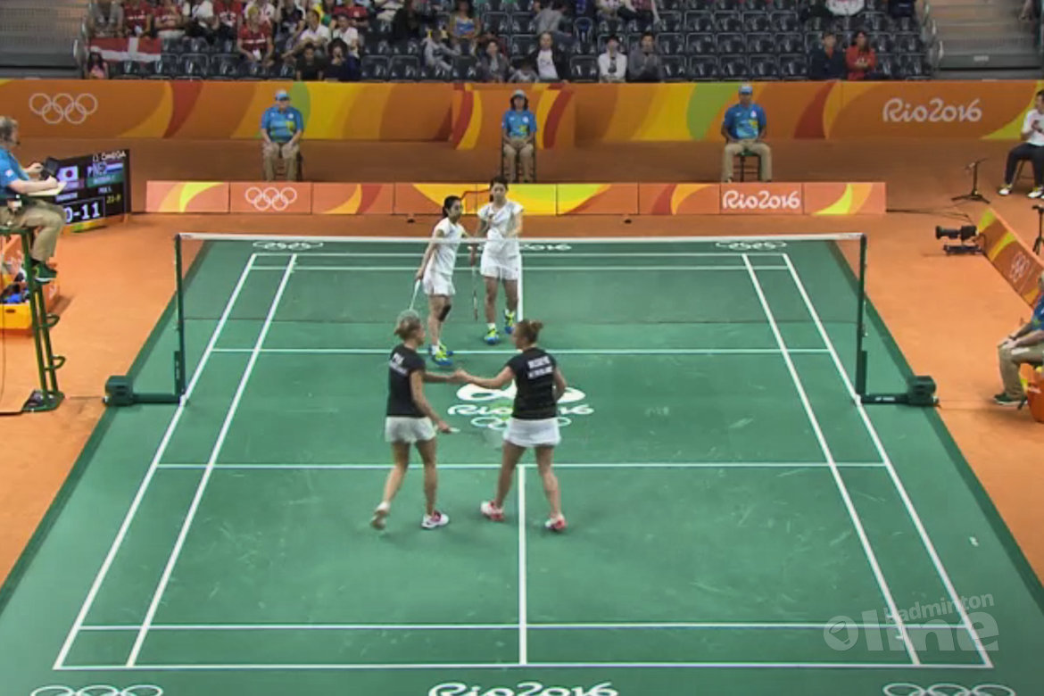 Badmintonsters Piek en Muskens onderuit tegen nummer 1 Badmintonsters Piek en Muskens onderuit tegen nummer 1