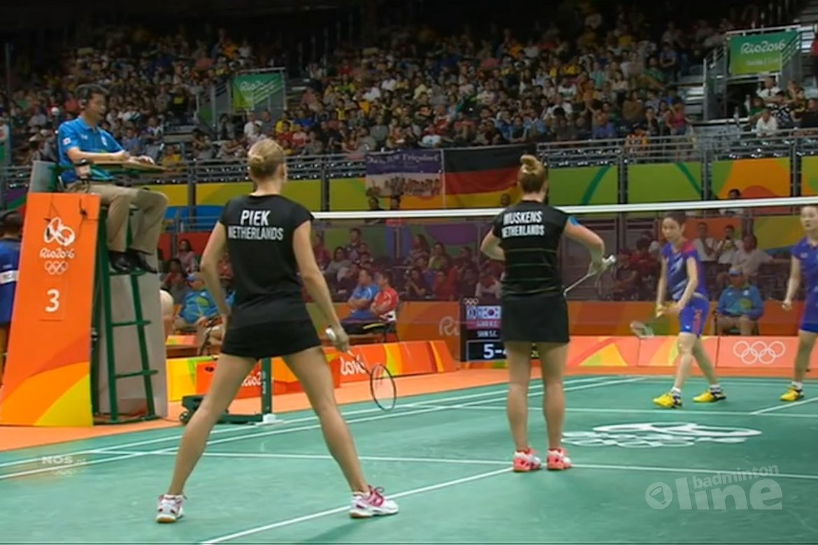 Nederlands vrouwendubbel verliest spannende kwartfinale Olympische Spelen Nederlands vrouwendubbel verliest spannende kwartfinale Olympische Spelen