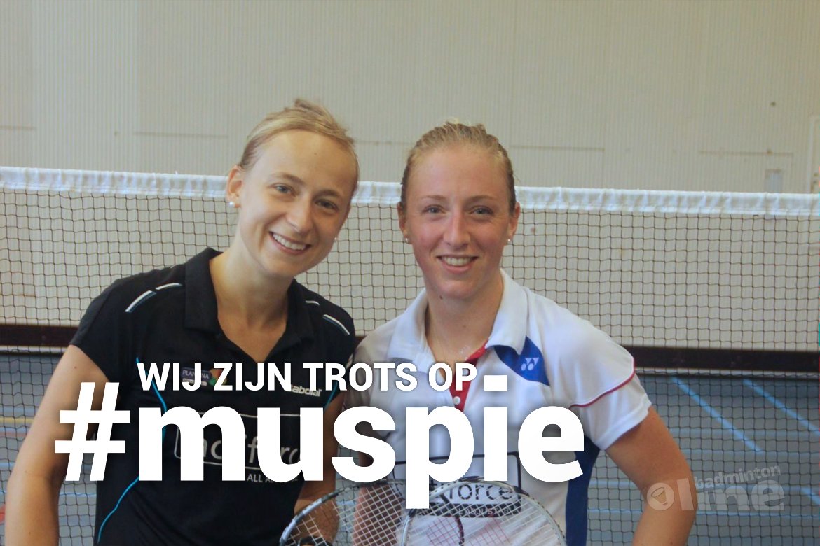 Wij zijn trots op Eefje Muskens en dubbelpartner Selena Piek! Wij zijn trots op Eefje Muskens en dubbelpartner Selena Piek!
