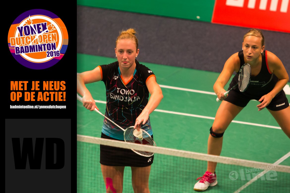 Dutch Open 2016: Eefje Muskens en Selena Piek favoriet Dutch Open 2016: Eefje Muskens en Selena Piek favoriet