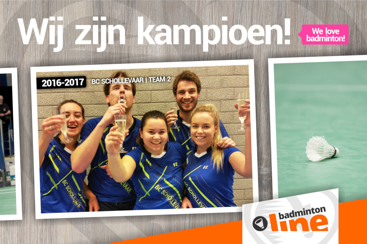Stuur jouw kampioensfoto naar badmintonline.nl! Stuur jouw kampioensfoto naar badmintonline.nl!