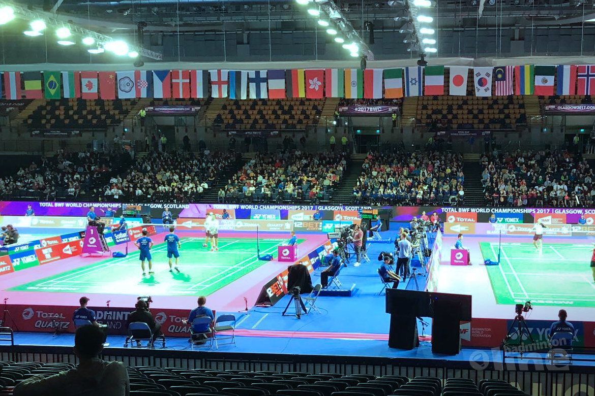 Jacco Arends en Selena Piek door naar tweede ronde WK Badminton 2017 in Glasgow Jacco Arends en Selena Piek door naar tweede ronde WK Badminton 2017 in Glasgow