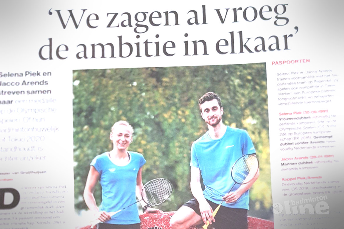 Badmintonhuwelijk Jacco Arends en Selena Piek: We kunnen niet anders dan ons kwetsbaar opstellen Badmintonhuwelijk Jacco Arends en Selena Piek: We kunnen niet anders dan ons kwetsbaar opstellen