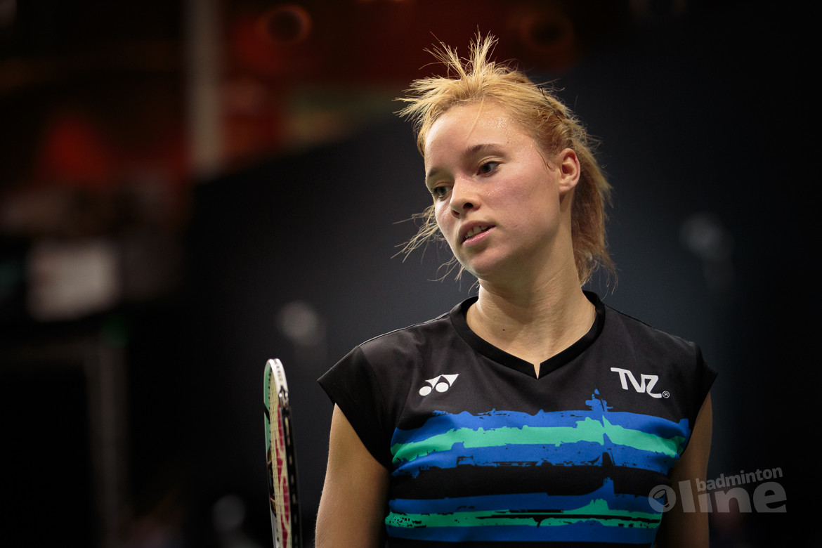 Indiase Mugdha Agrey te sterk voor Nederlands Kampioene badminton Indiase Mugdha Agrey te sterk voor Nederlands Kampioene badminton