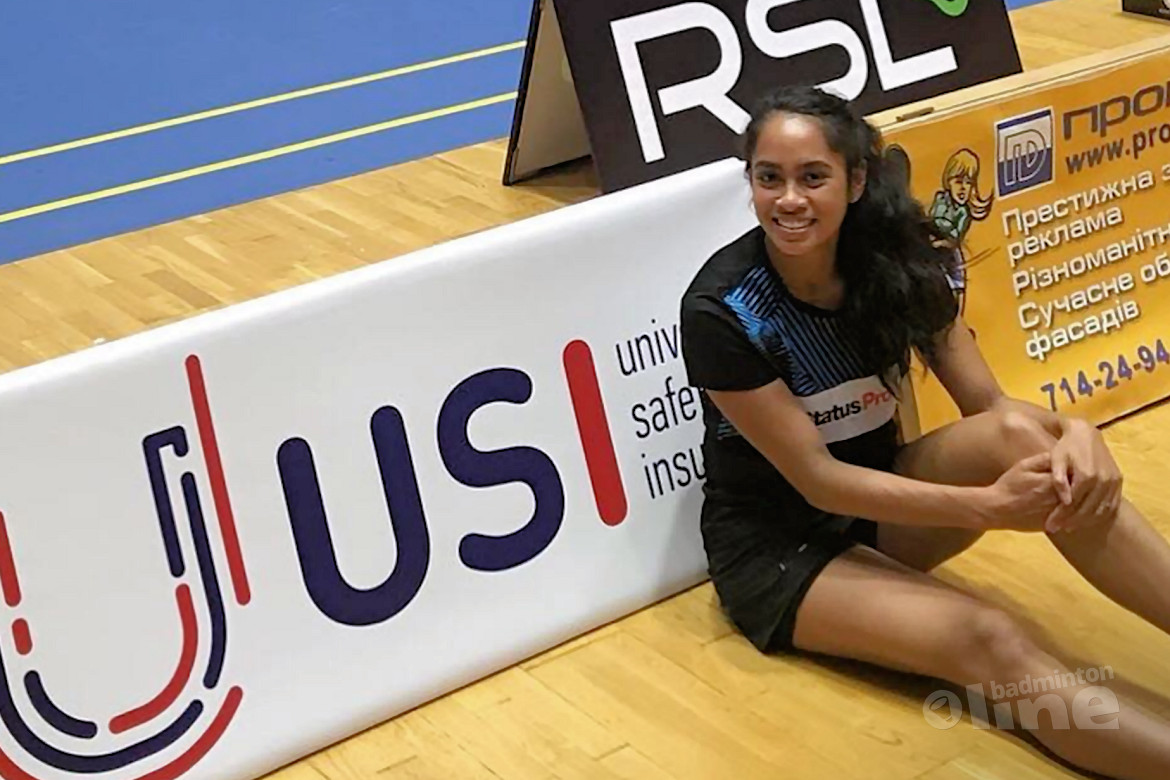 Topbadmintonner Gayle Mahulette op stoom bij Kharkiv International Topbadmintonner Gayle Mahulette op stoom bij Kharkiv International