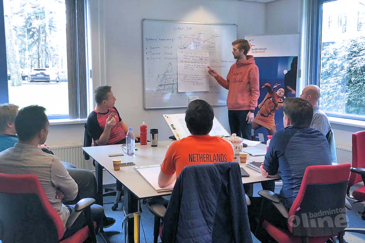Mia Audina bij Papendal-overleg tussen talent- en bondscoaches Badminton Nederland Mia Audina bij Papendal-overleg tussen talent- en bondscoaches Badminton Nederland