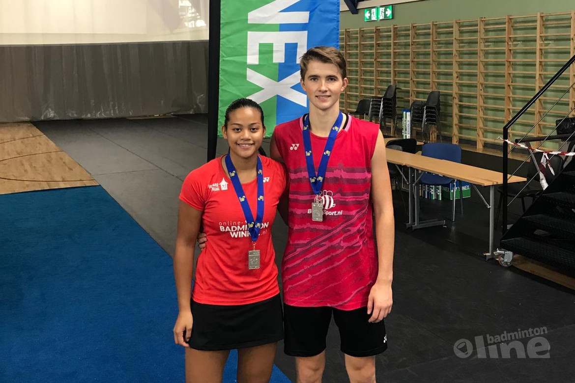 EJK-zilver voor Wessel van der Aar en Alyssa Tirtosentono EJK-zilver voor Wessel van der Aar en Alyssa Tirtosentono