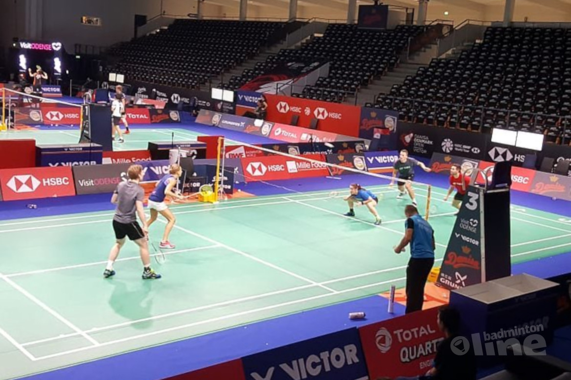 Nederlandse topbadmintonners bij Denmark Open 2018 in Odense Nederlandse topbadmintonners bij Denmark Open 2018 in Odense