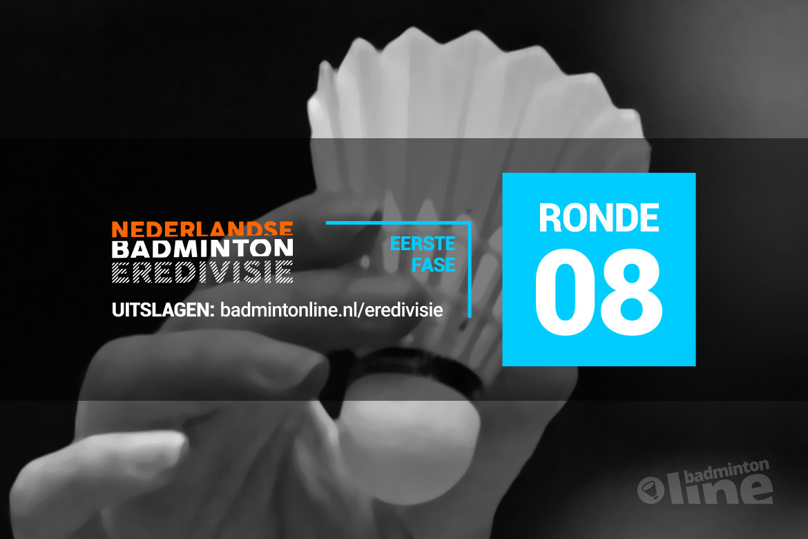 Uitslagen achtste speelronde Nederlandse Badminton Eredivisie 2018-2019 Uitslagen achtste speelronde Nederlandse Badminton Eredivisie 2018-2019