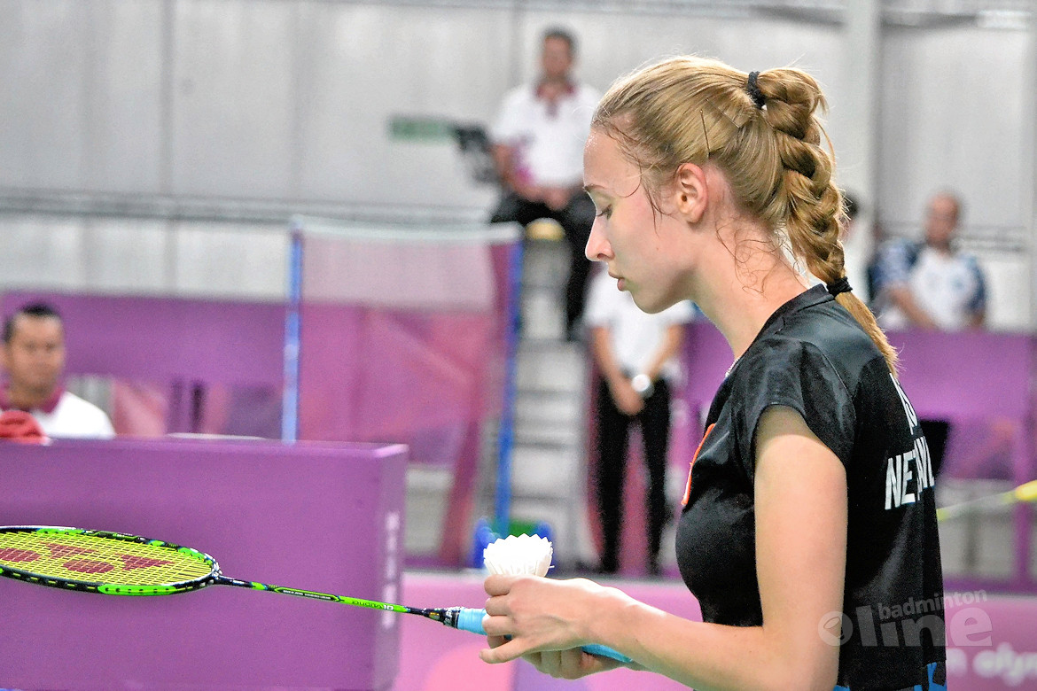 Badmintontalent Madouc Linders door bij individuele toernooi WJK Badminton 2018 Badmintontalent Madouc Linders door bij individuele toernooi WJK Badminton 2018