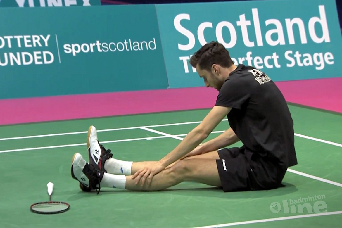 Topbadmintonners Arends en Piek tweede in Glasgow na opgave Topbadmintonners Arends en Piek tweede in Glasgow na opgave