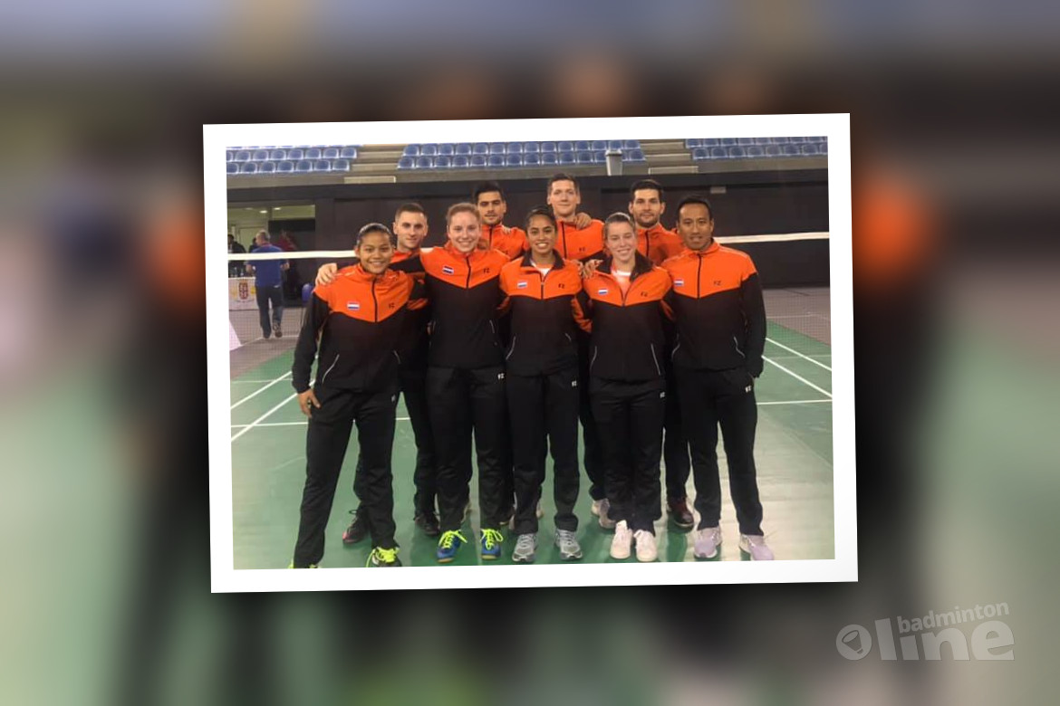Oranje-badmintonleeuwen pakken volle winst tegen Portugal Oranje-badmintonleeuwen pakken volle winst tegen Portugal
