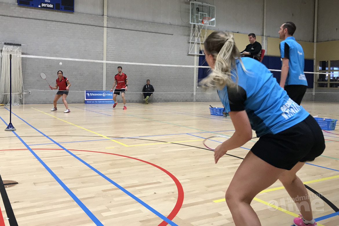 Van Zijderveld aan kop in verliezerspoule Nederlandse Badminton Eredivisie Van Zijderveld aan kop in verliezerspoule Nederlandse Badminton Eredivisie