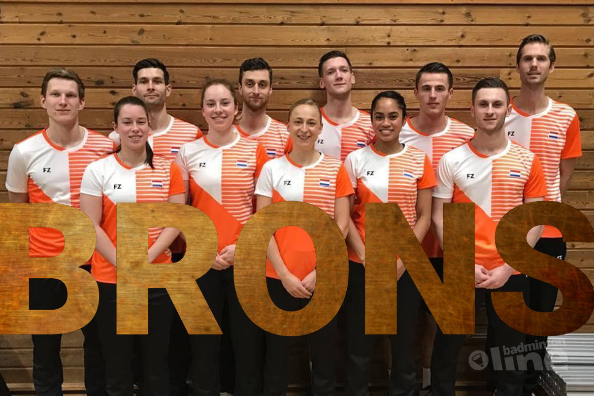 Brons voor Nederland bij EK Gemengde Teams 2019 in Kopenhagen Brons voor Nederland bij EK Gemengde Teams 2019 in Kopenhagen