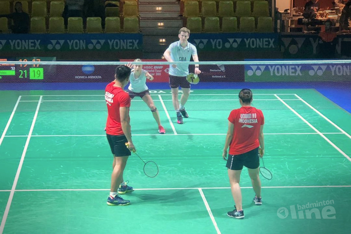 Drie Nederlandse koppels naar tweede ronde German Open 2019 Drie Nederlandse koppels naar tweede ronde German Open 2019