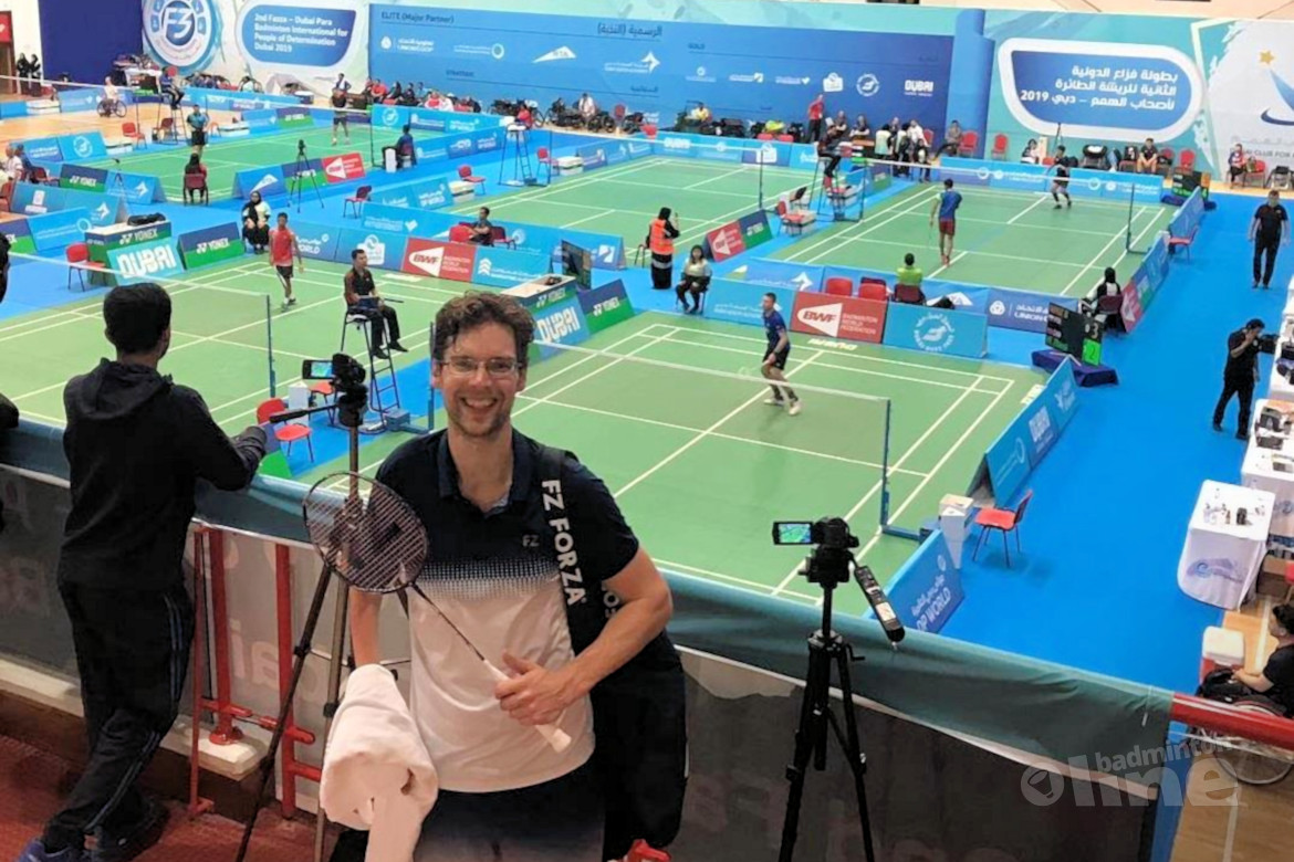 Parabadmintonner Mark Modderman start met zege in Dubai Parabadmintonner Mark Modderman start met zege in Dubai