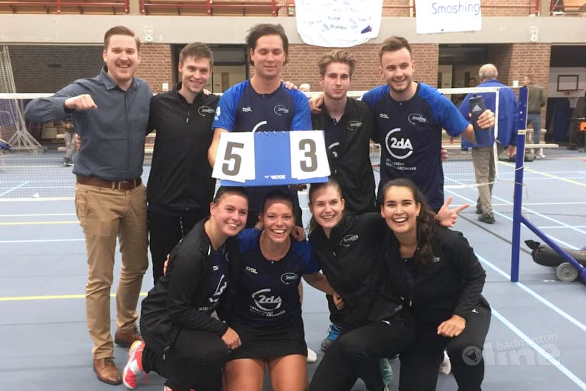 Succesvol dubbelweekend voor Smashing in Nederlandse Badminton Eredivisie Succesvol dubbelweekend voor Smashing in Nederlandse Badminton Eredivisie