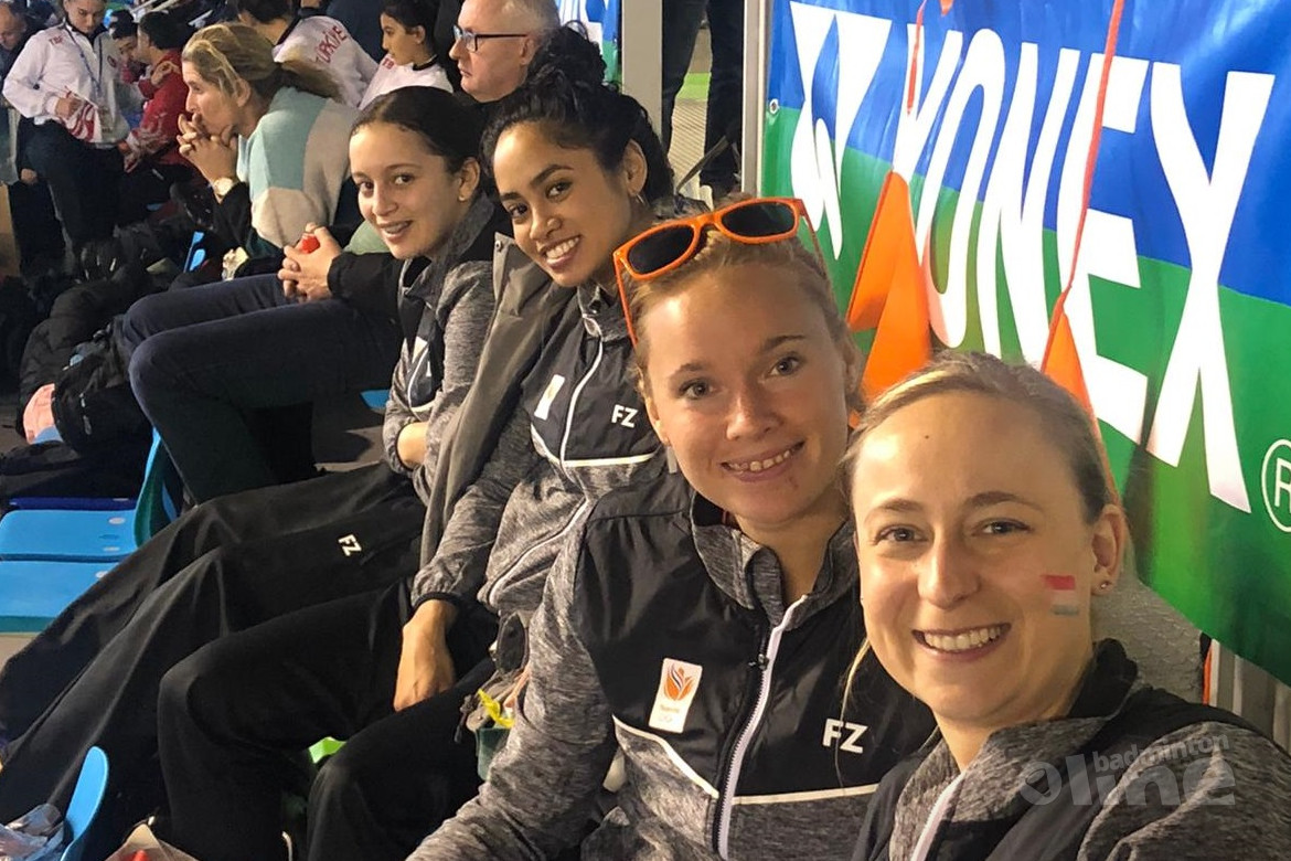 Nederlandse badmintonvrouwen met 3-2 ten onder tegen Estland Nederlandse badmintonvrouwen met 3-2 ten onder tegen Estland