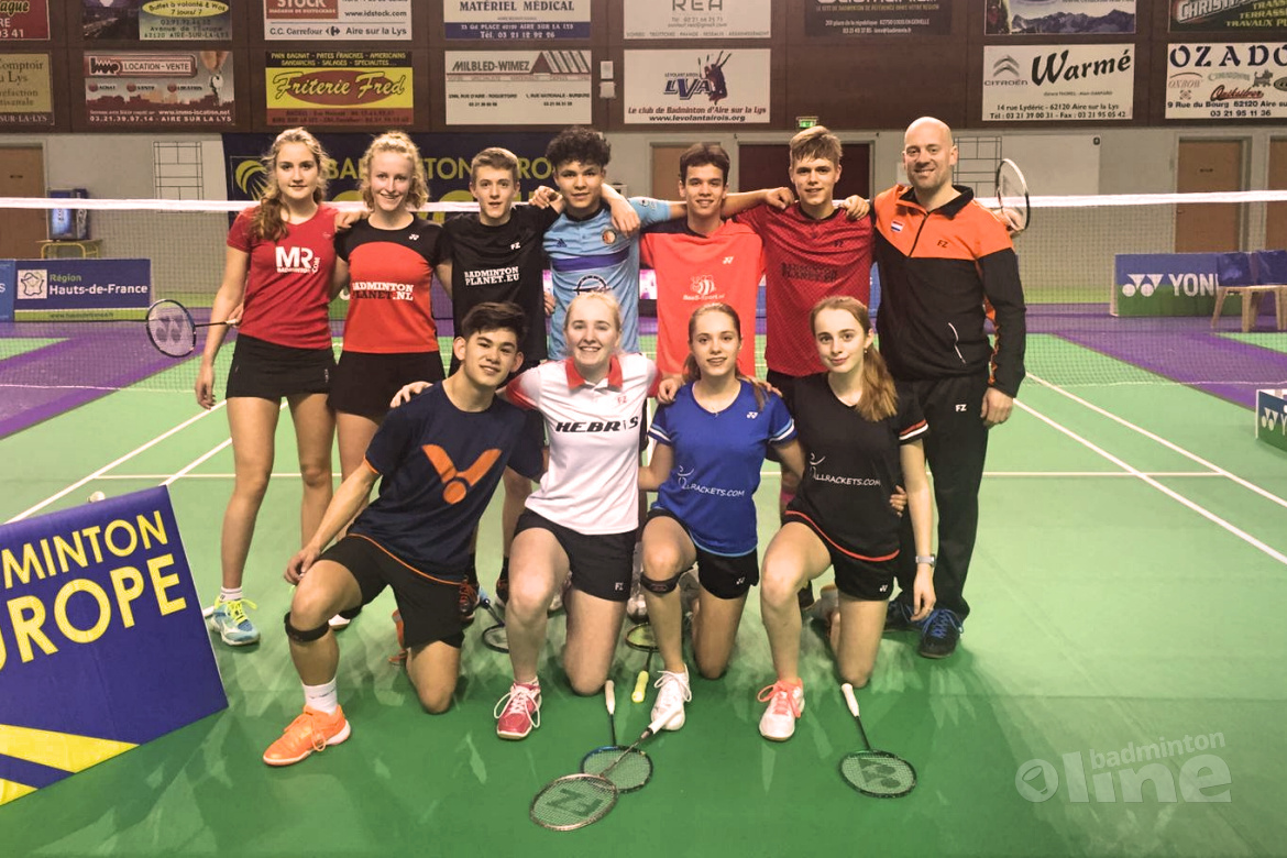 Yonex France U17 Open 2020 met Nederlandse jeugdspelers in actie Yonex France U17 Open 2020 met Nederlandse jeugdspelers in actie
