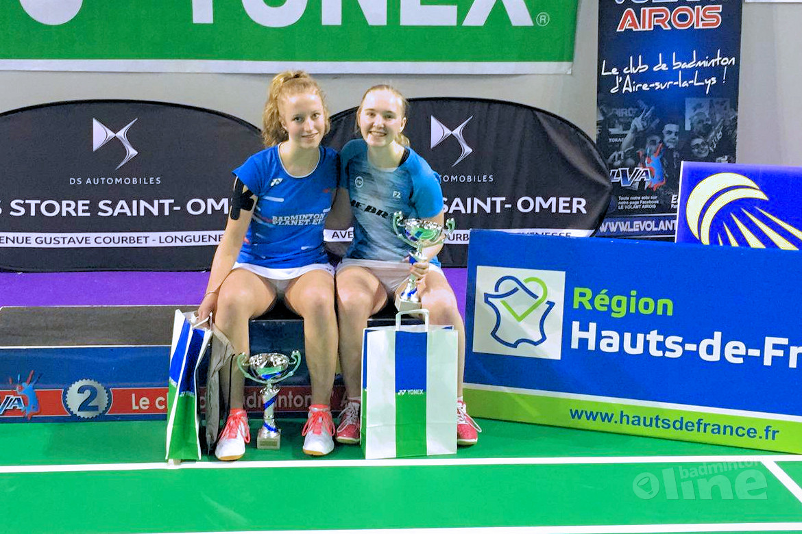 Kirsten de Wit en Iris van Leijsen winnen Yonex France U17 Open 2020 Kirsten de Wit en Iris van Leijsen winnen Yonex France U17 Open 2020