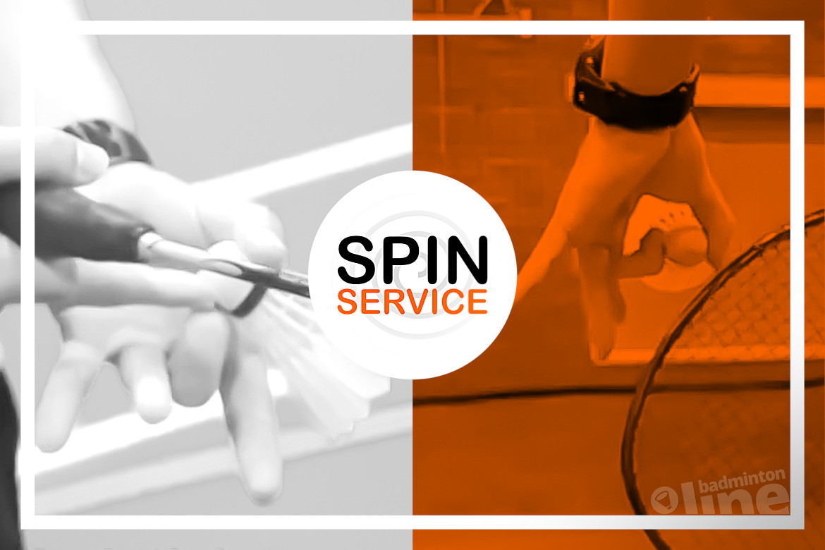 Wat is de spinservice bij badminton? spelregels