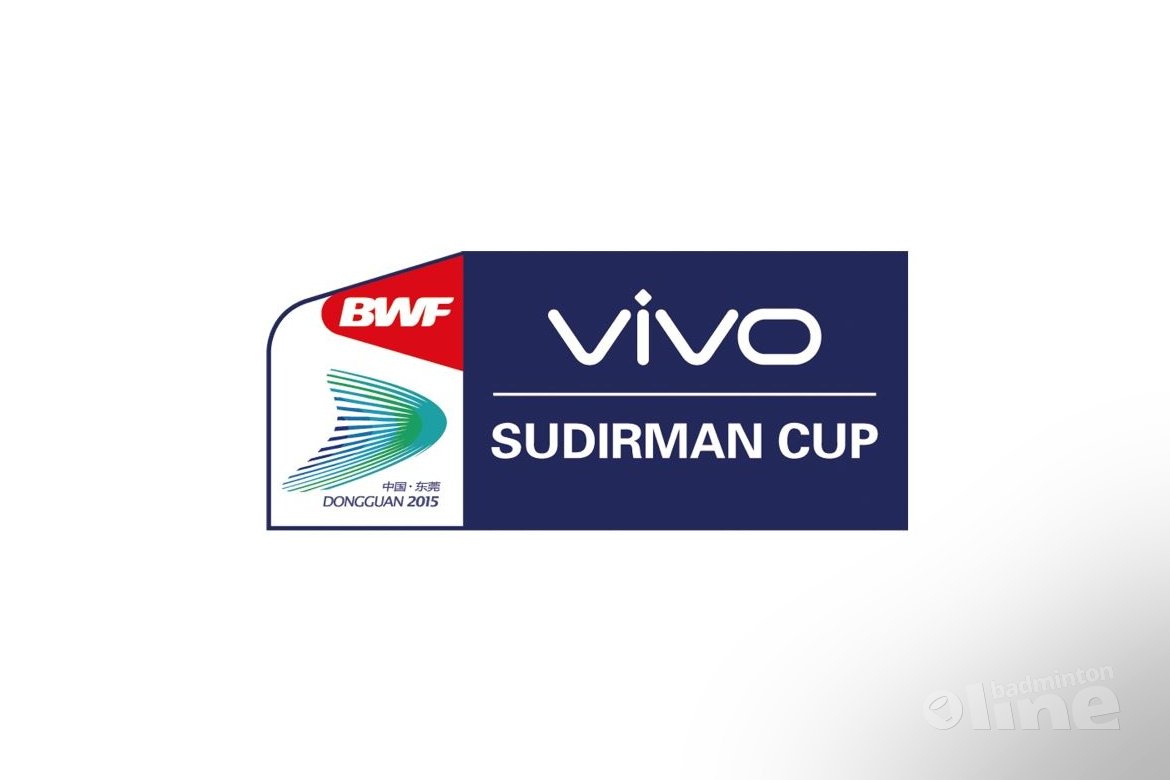 Sudirman Cup 2015 (wereldkampioenschappen teams) van 10 t/m 17 mei in China Sudirman Cup 2015 (wereldkampioenschappen teams) van 10 t/m 17 mei in China